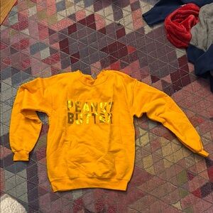 Peanut Butter Yellow girl's sweatshirt